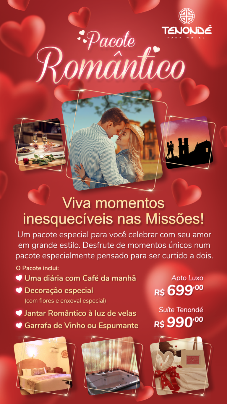 pacote romantico são miguel das missões